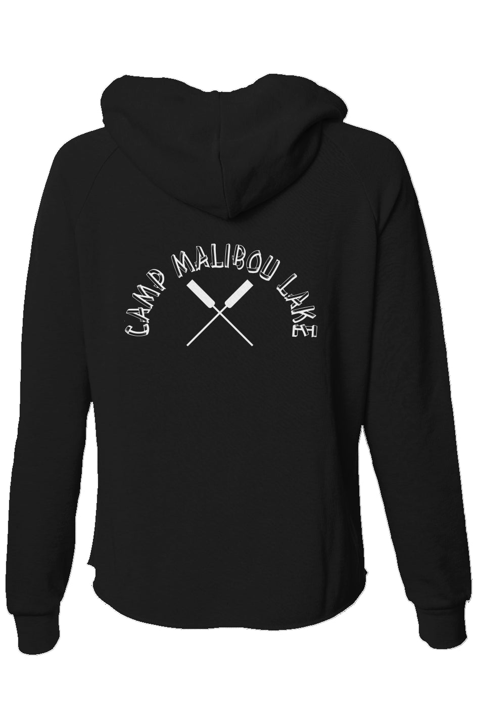 Camp Malibou Oars Womens Wash Zip Hoodie