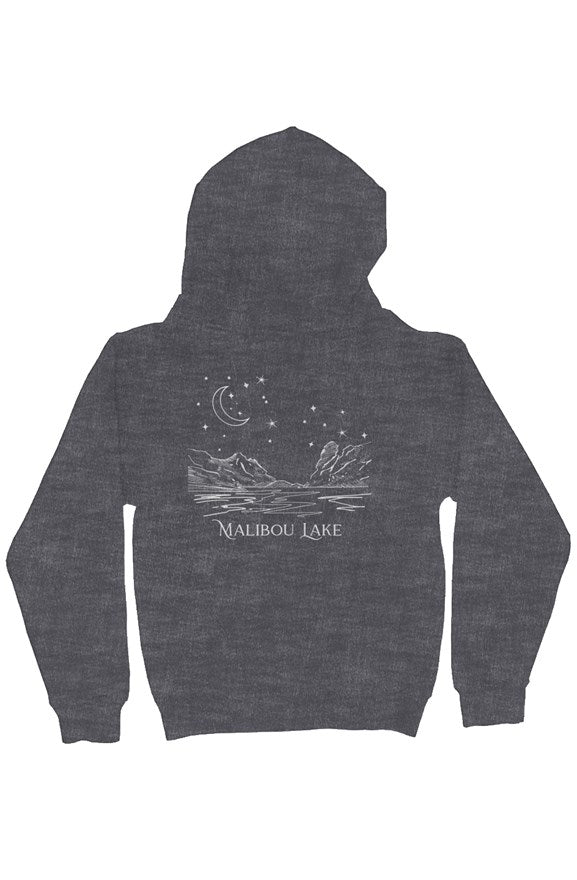 gala logo Youth Midweight Hooded Full-Zip Sweatshirt