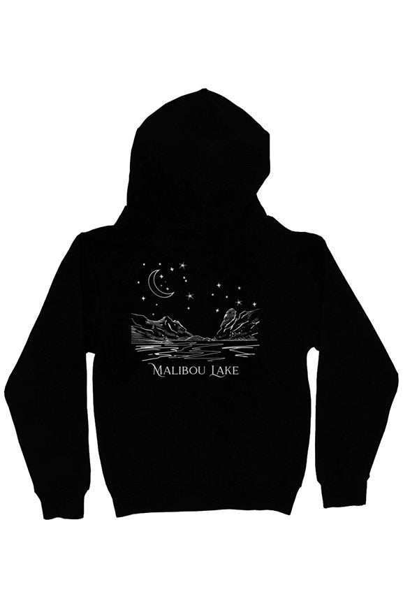 gala logo Youth Midweight Hooded Full-Zip Sweatshirt