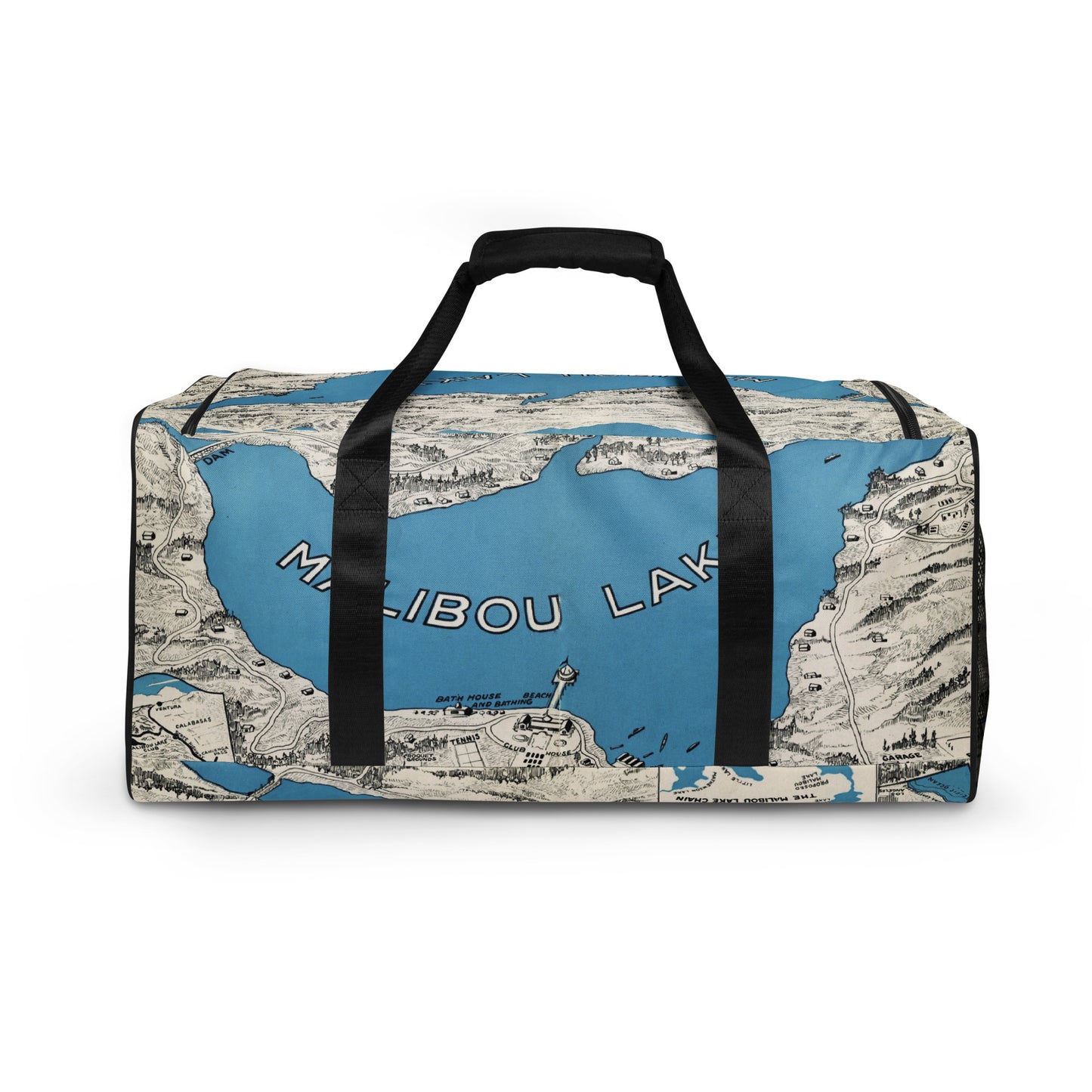 Malibou Mapwear All Over Print Duffle bag