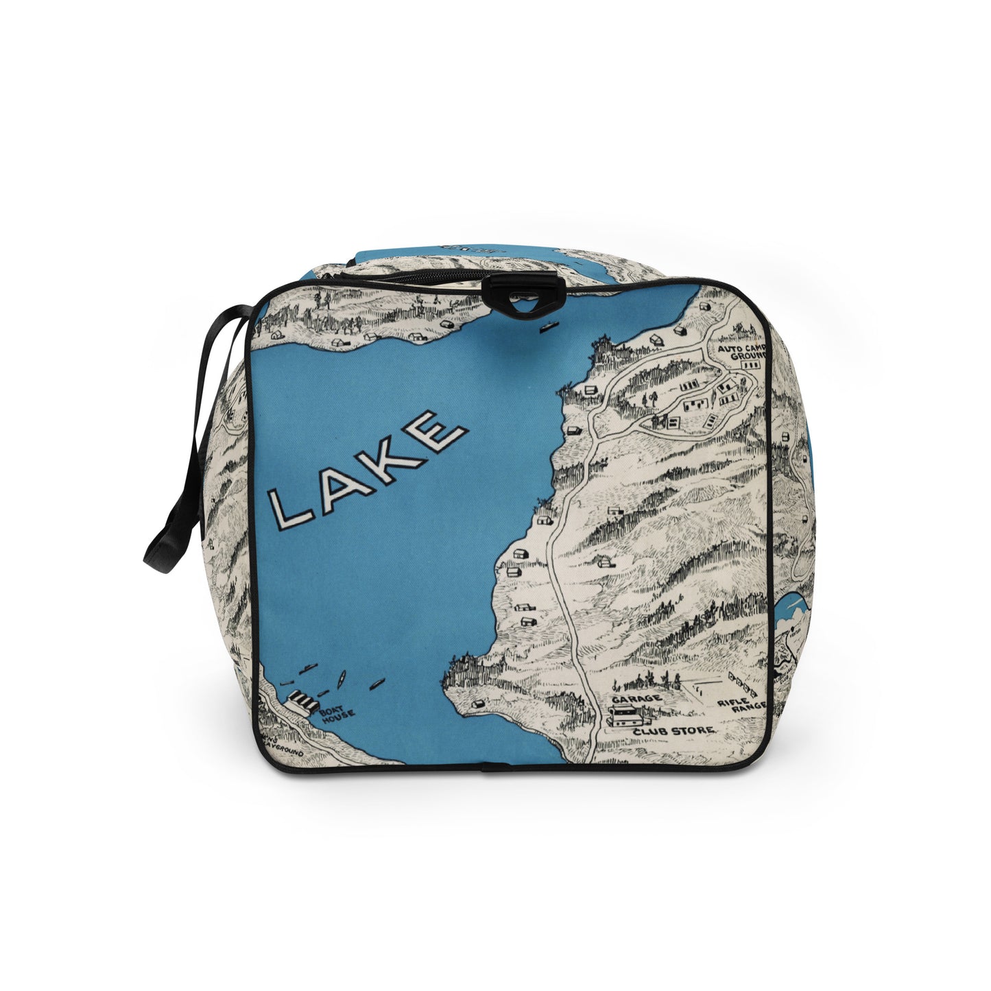 Malibou Mapwear All Over Print Duffle bag
