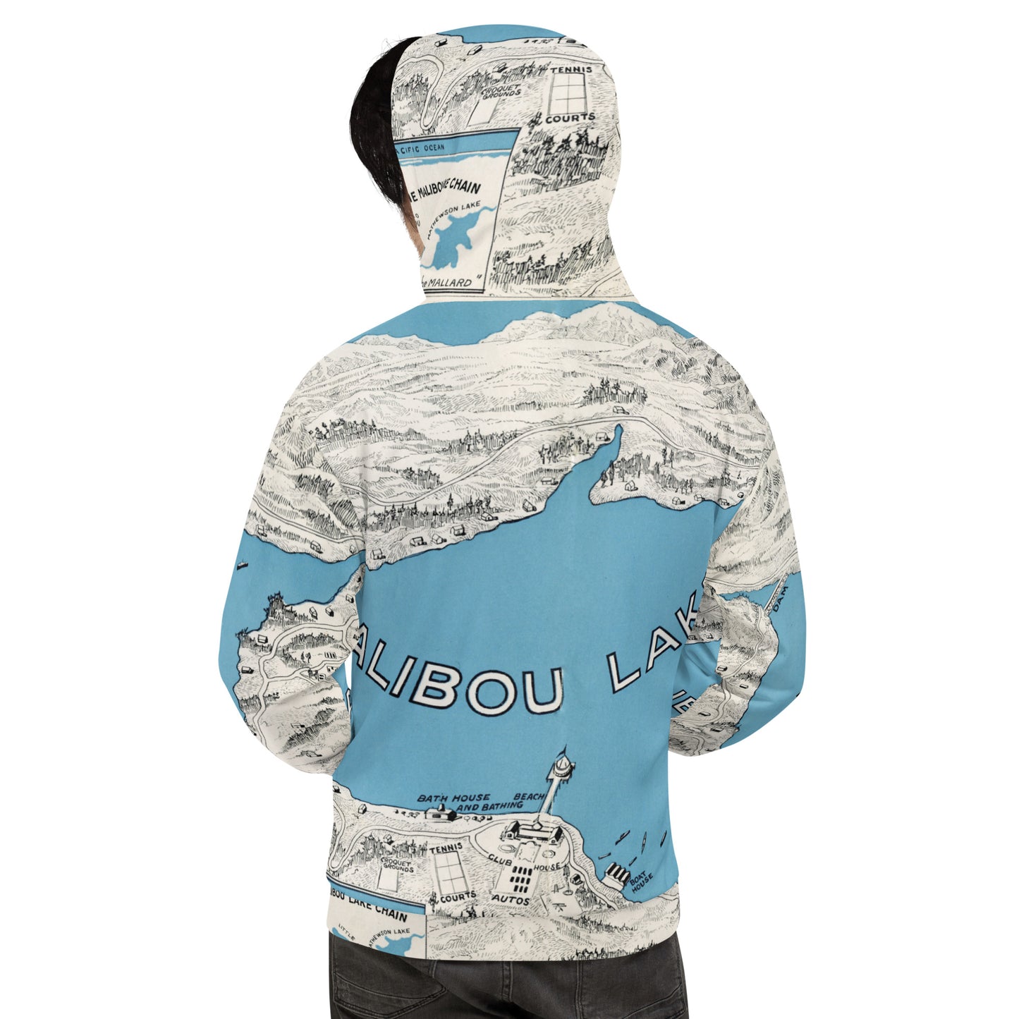 Malibou Mapwear Unisex Hoodie