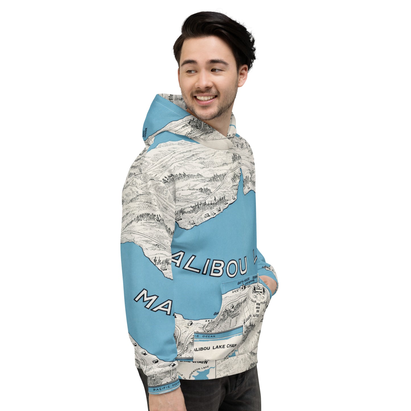 Malibou Mapwear Unisex Hoodie