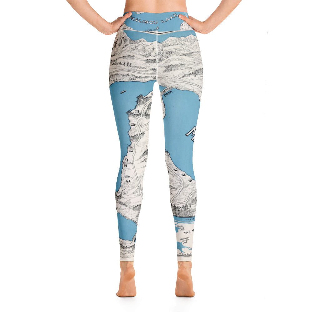 Malibou MapWear Yoga Leggings