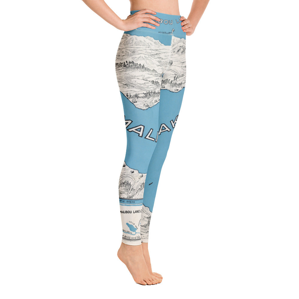 Malibou MapWear Yoga Leggings