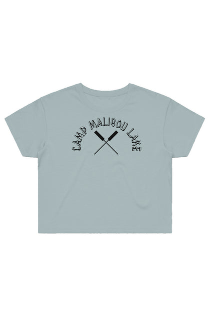 Camp Malibou Oars Street Crop Tee