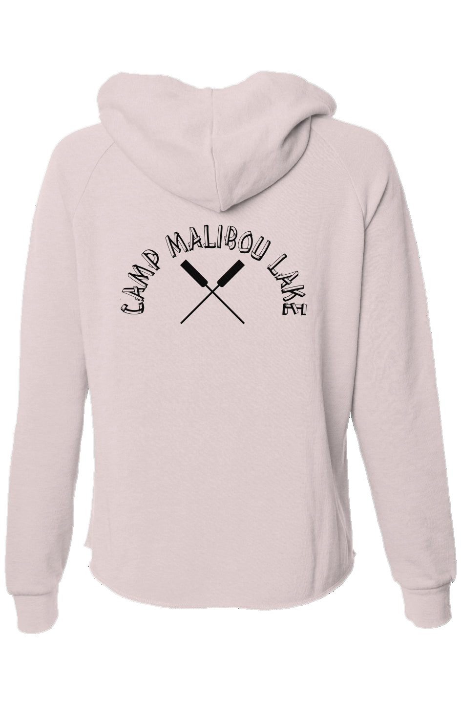 Camp Malibou Oars Womens Wash Zip Hoodie