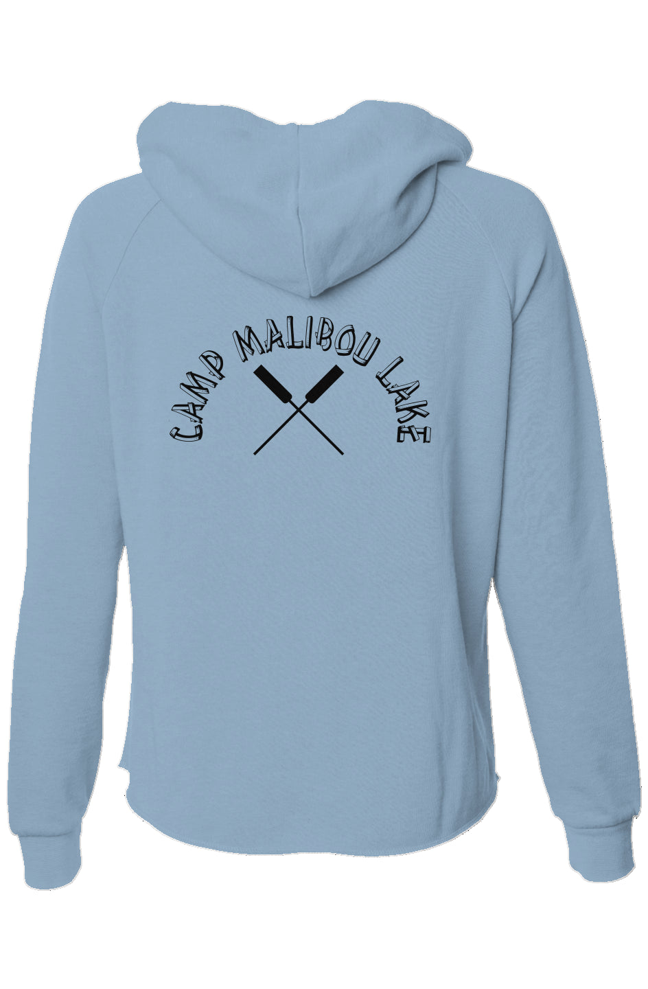 Camp Malibou Oars Womens Wash Zip Hoodie