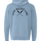 Camp Malibou Oars Unisex Full-Zip Hoodie