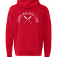 Camp Malibou Oars Unisex Full-Zip Hoodie