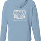 Womens Lightweight Wash Zip Hoodie